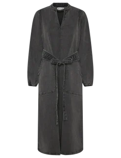 ParisLL Midi Dress LS - Denimkjoler