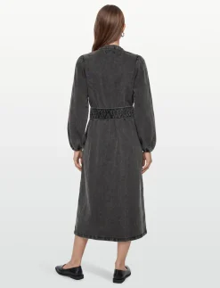 ParisLL Midi Dress LS - Denimkjoler