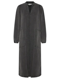 ParisLL Midi Dress LS - Denimkjoler