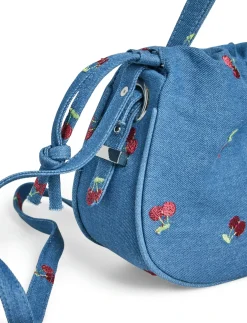 PCBALLOON DENIM CHERRY BAG FSY - Top handle tasker