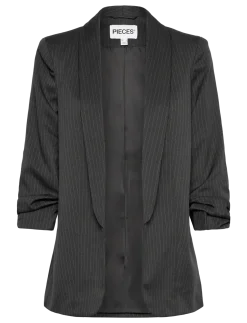 PCBOSELLA 3/4 PINSTRIPE BLAZER NOOS BC - Enkeltradede blazere