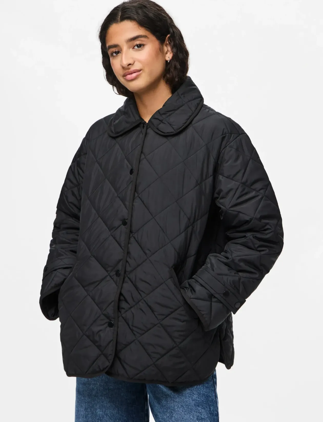 PCEMILY SHORT QUILTED JACKET NOOS BC - Quiltede jakker