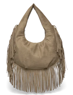 PCFINA FRINGE SHOULDER BAG PP - Skuldertasker