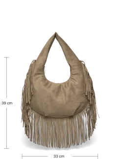 PCFINA FRINGE SHOULDER BAG PP - Skuldertasker