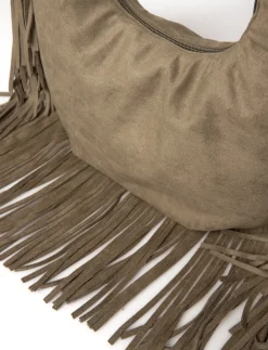 PCFINA FRINGE SHOULDER BAG PP - Skuldertasker