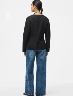 PCKAMIL LS FITTED BLAZER NOOS BC - Enkeltradede blazere
