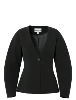 PCKAMIL LS FITTED BLAZER NOOS BC - Enkeltradede blazere