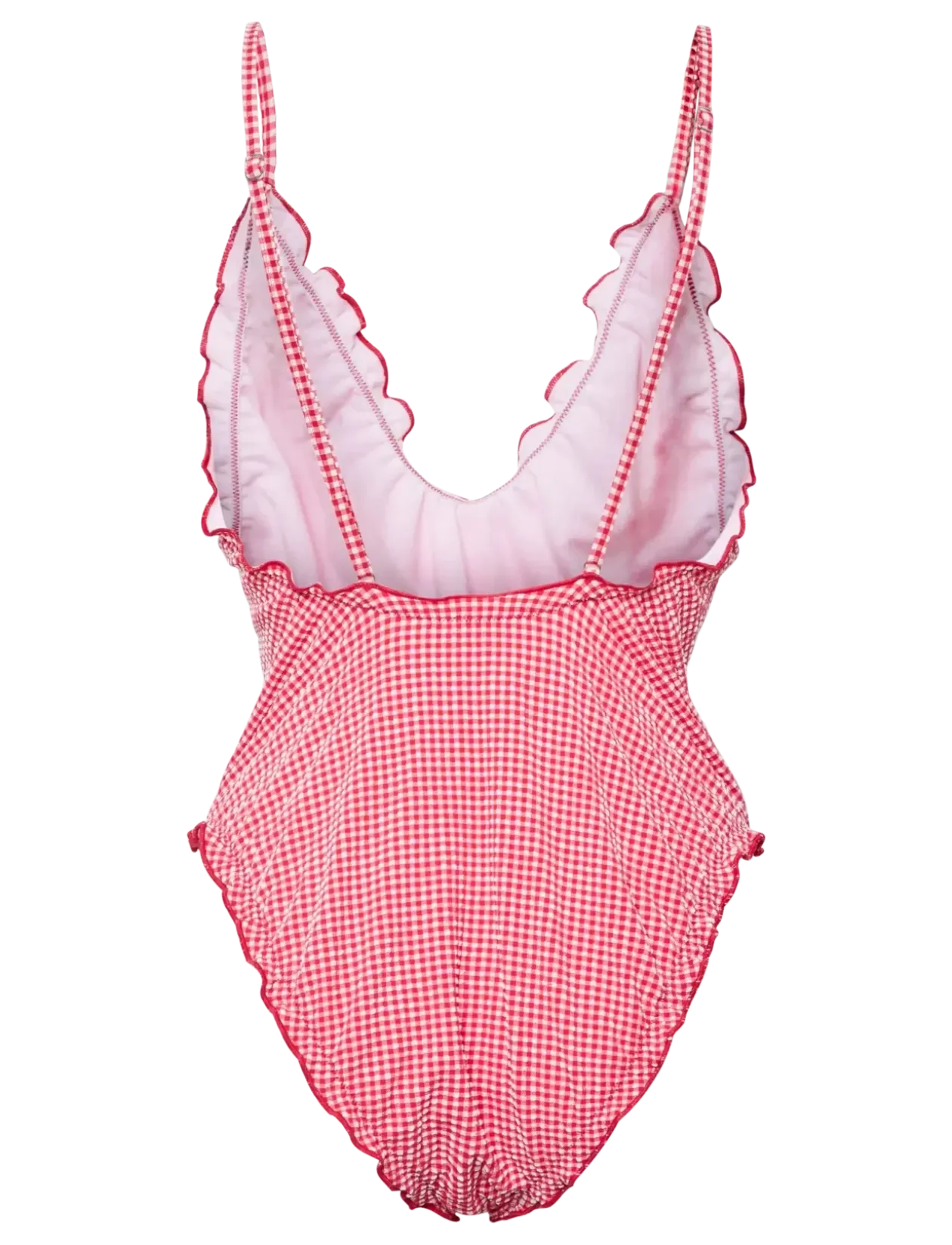 PCKIA FRILL EDGE SWIMSUIT BC - Badedragter