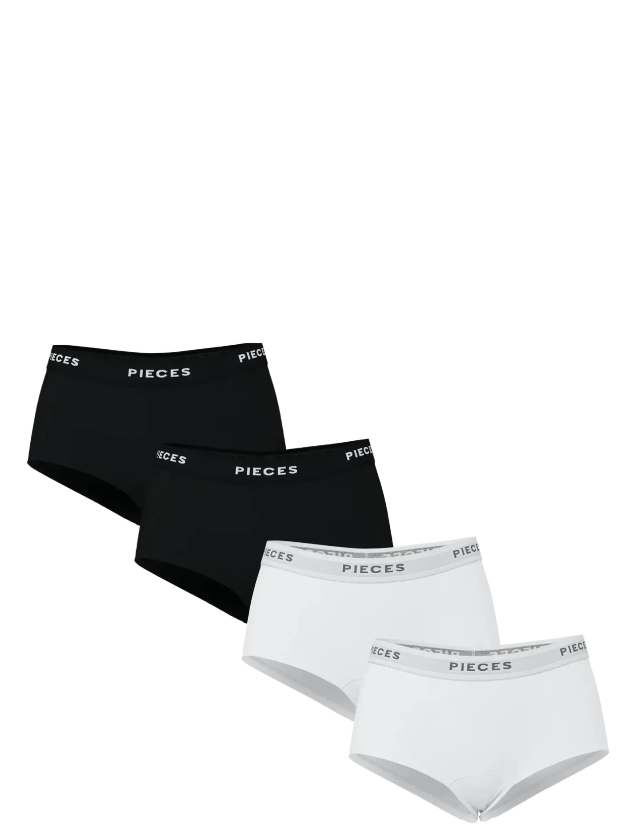 PCLOGO LADY 4 PACK SOLID NOOS BC - Trusser