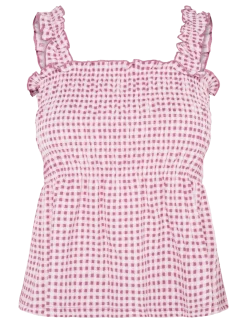 PCMALLI SMOCK STRAP TOP JRS D2D - Ærmeløse toppe