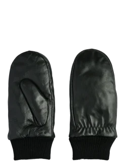 PCNELLIE NEW LEATHER MITTENS NOOS - Luffer
