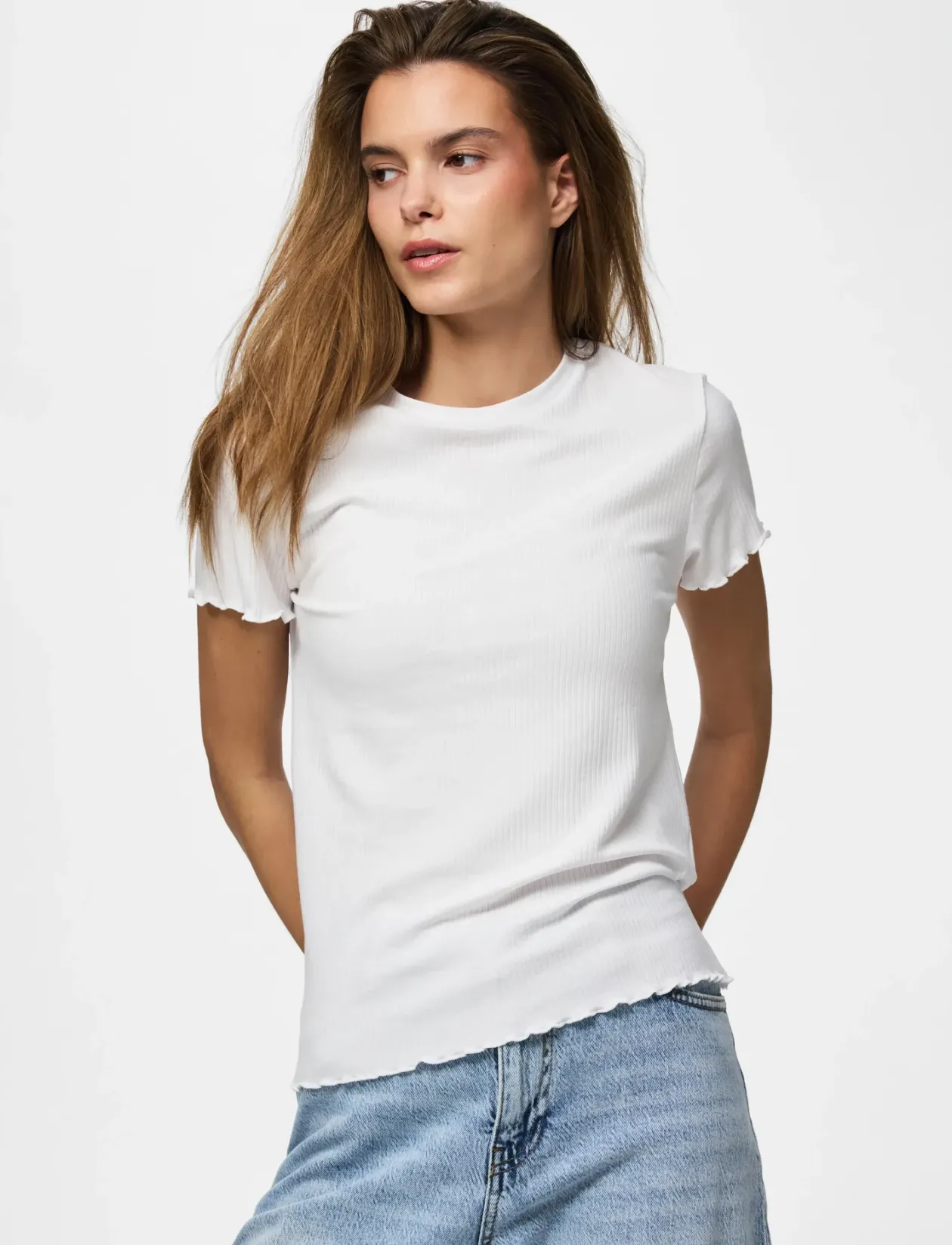 PCNICCA SS O-NECK TOP JRS NOOS - T-shirts