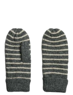 PCNORMA STRIPE MITTENS BC - Luffer