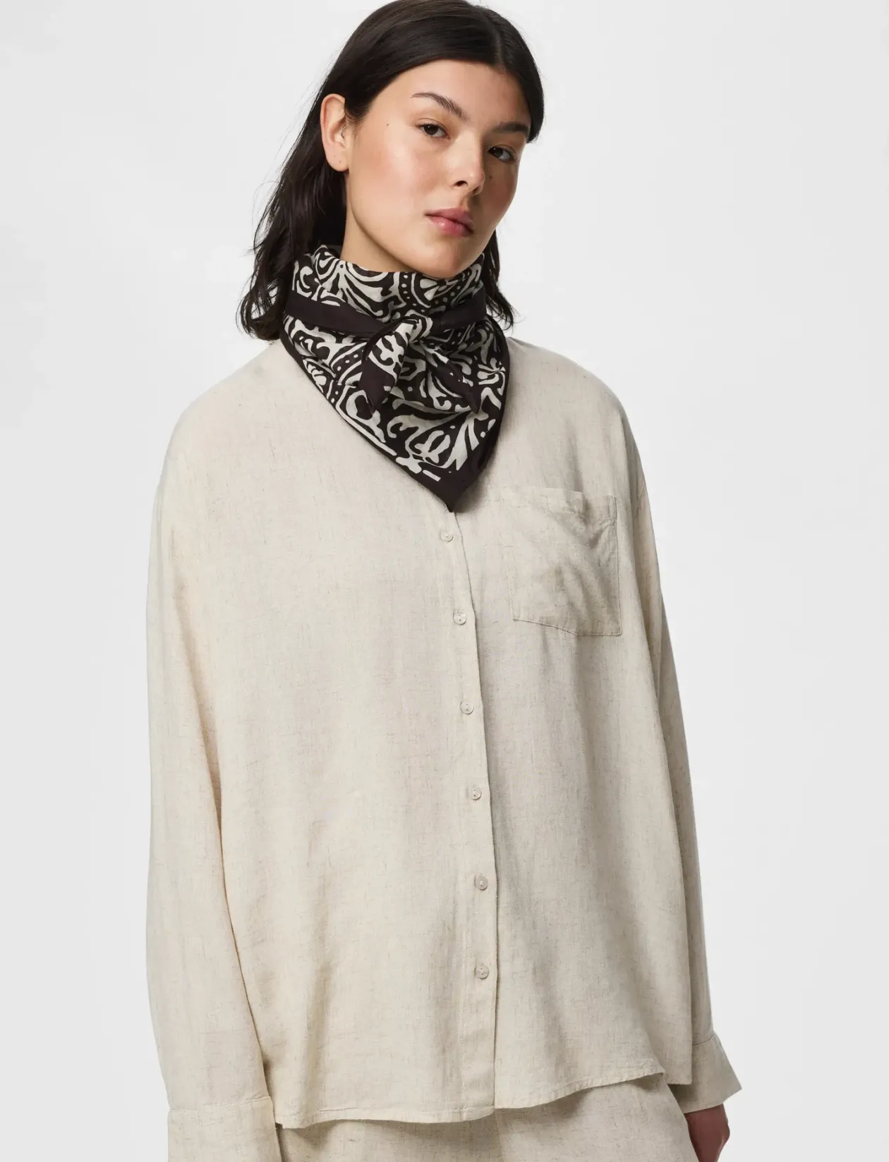 PCPHILINE SQUARE SCARF BC - Tynde tørklæder