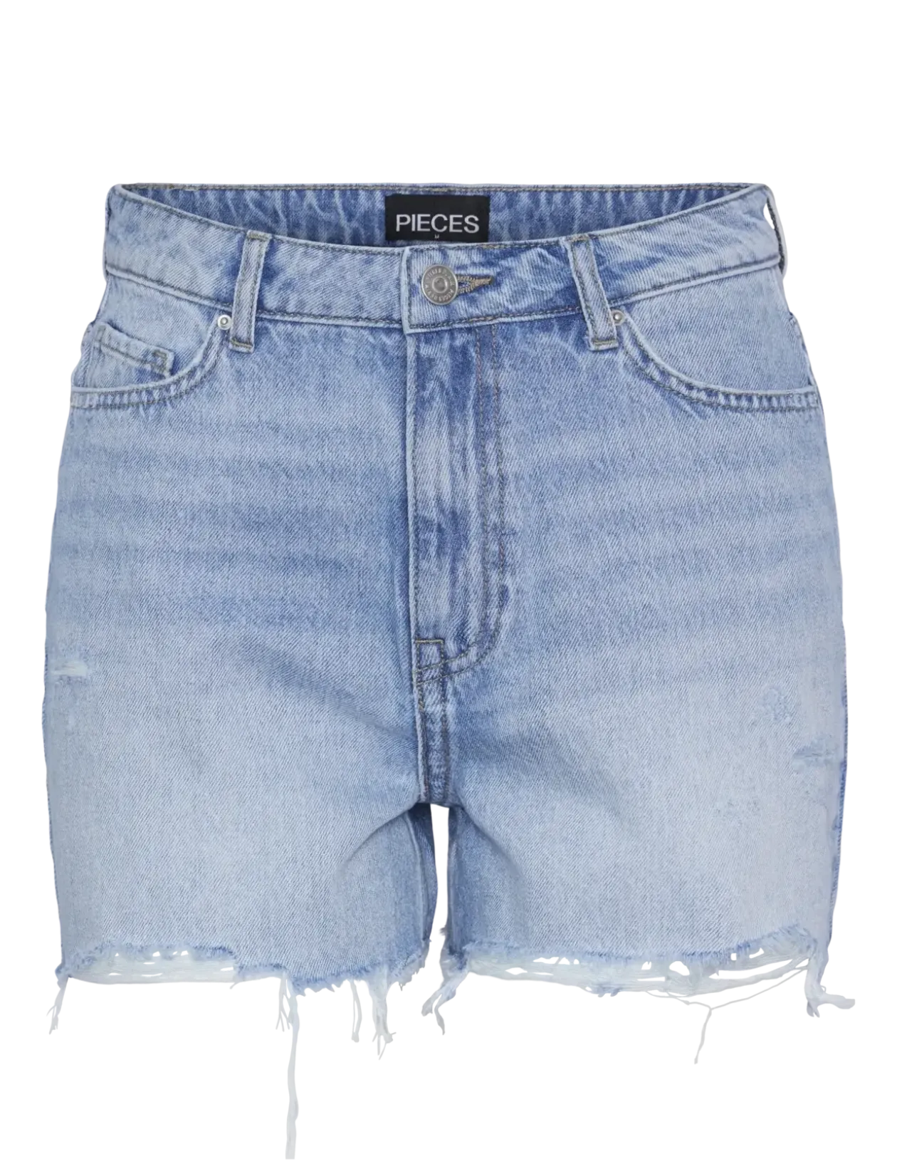 PCSUMMER HW DEST LB SHORTS NOOS - Denim shorts