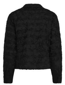 PD-Lexie 3D Chiffon Tie jacket - Crop tops