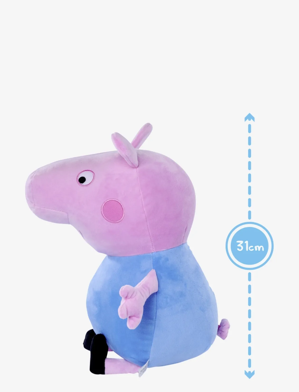 Peppa Pig Plush George, 31cm - Tøjdyr