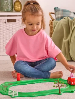 PEPPA WHIZZ AROUND PEPPA RED CAR - Racerbaner