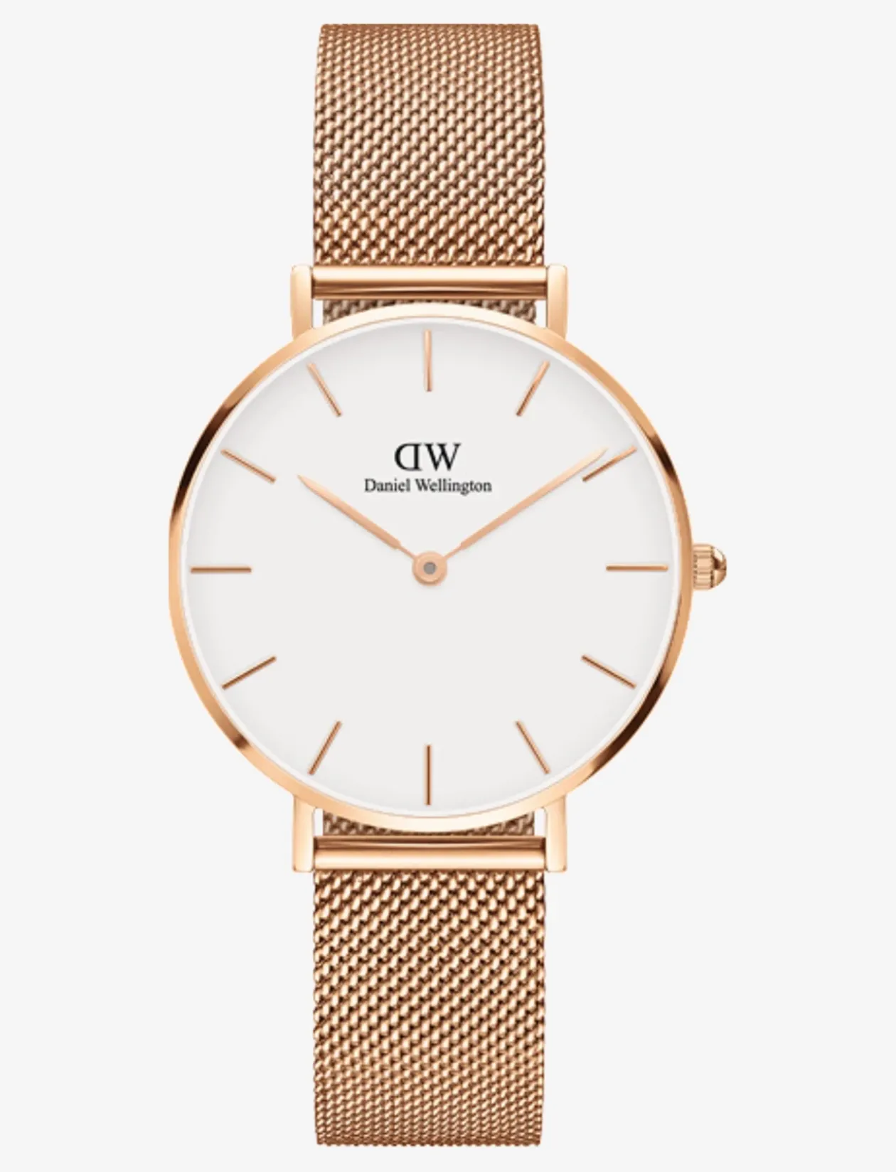 Petite 28 Melrose RG White - Analogt ur