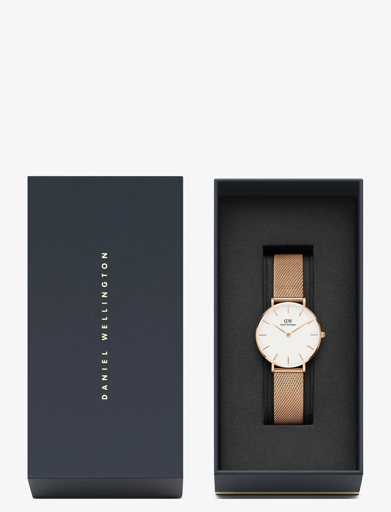 Petite 28 Melrose RG White - Analogt ur