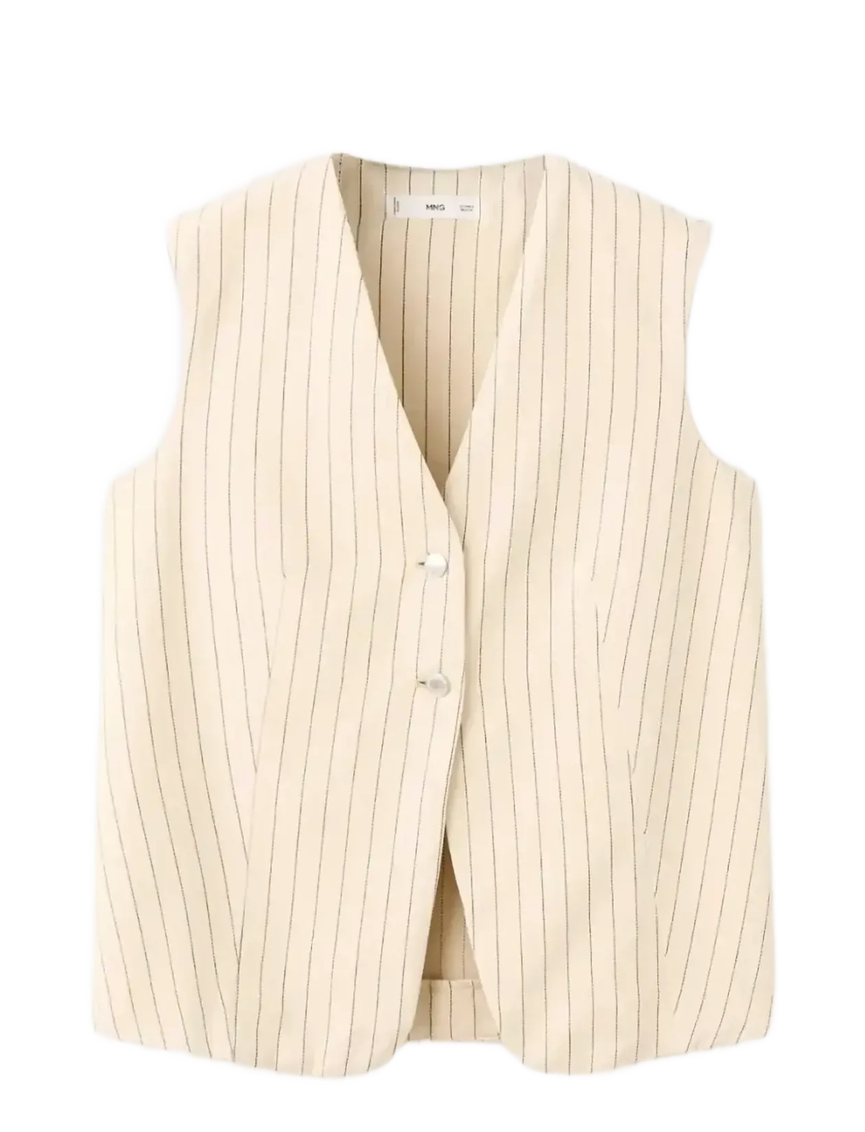 Pinstriped suit waistcoat - Ærmeløse bluser