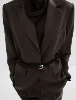 Pinstripe suit blazer - Enkeltradede blazere