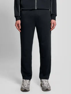 Piped Straight Leg Track Bottoms - Sweatpants