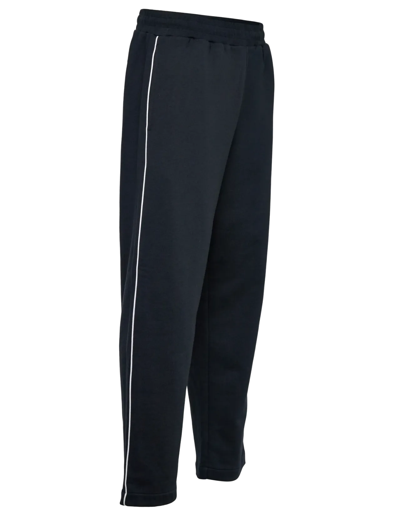 Piped Straight Leg Track Bottoms - Sweatpants