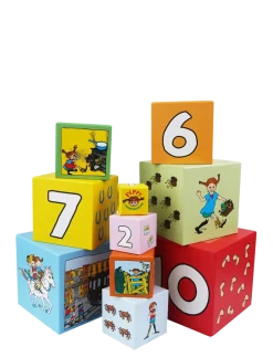 Pippi Stacking Cubes - Byggeklodser