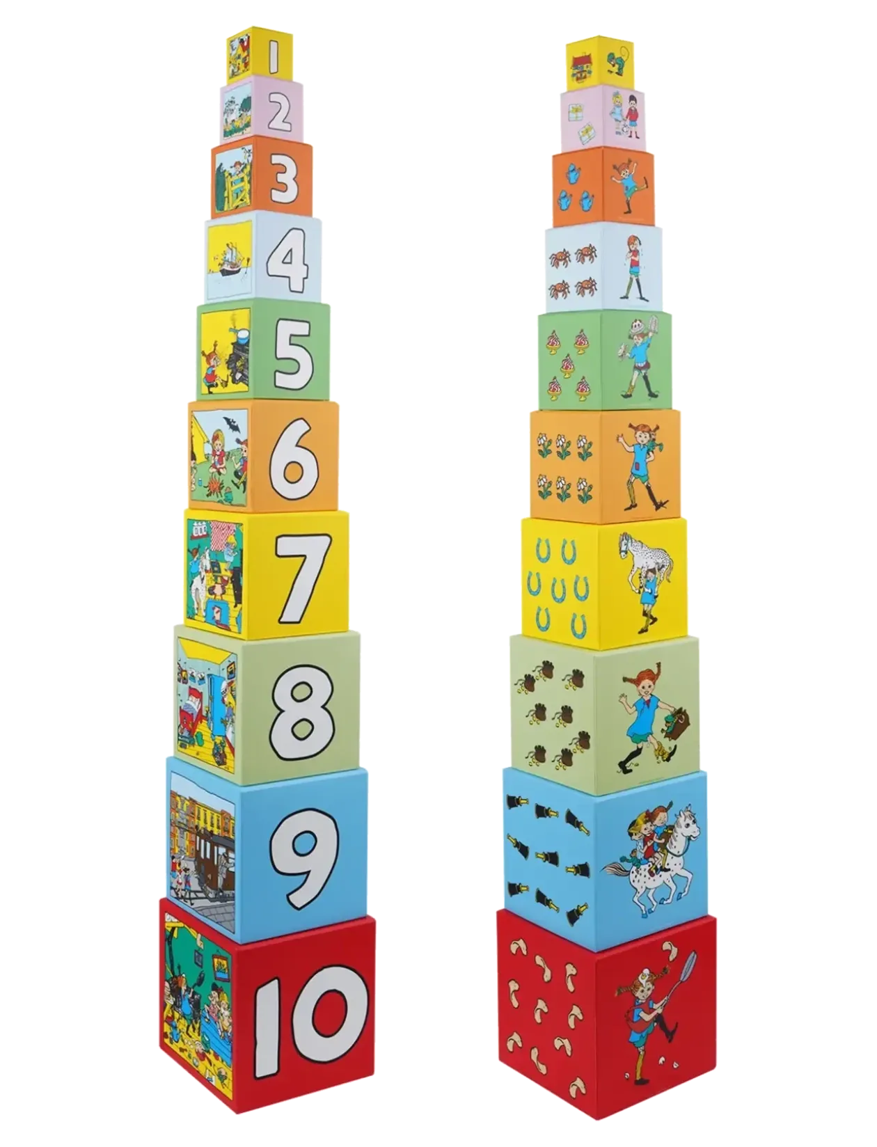 Pippi Stacking Cubes - Byggeklodser
