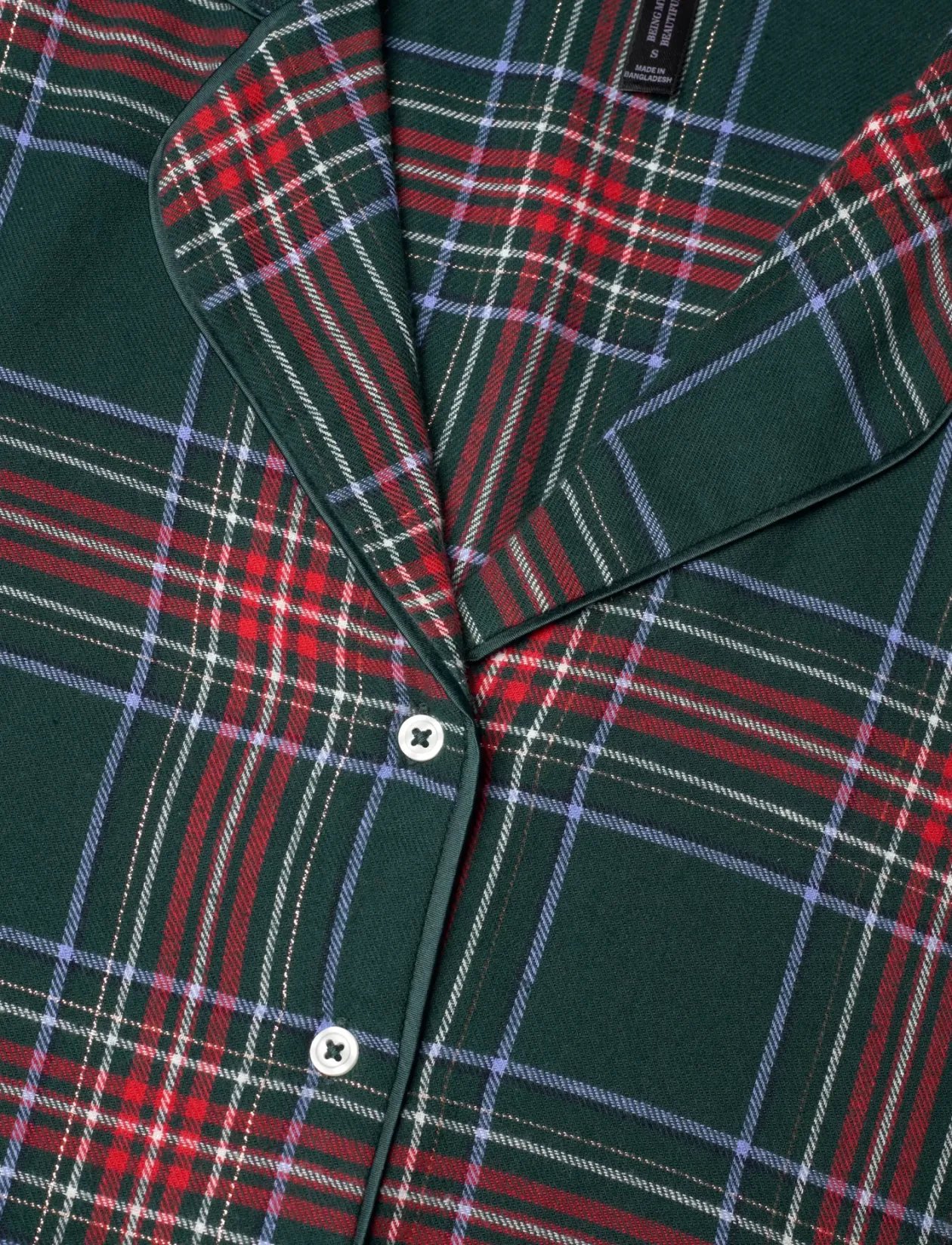 PJ LS FLANNEL TWILL CHECK - Pyjamas