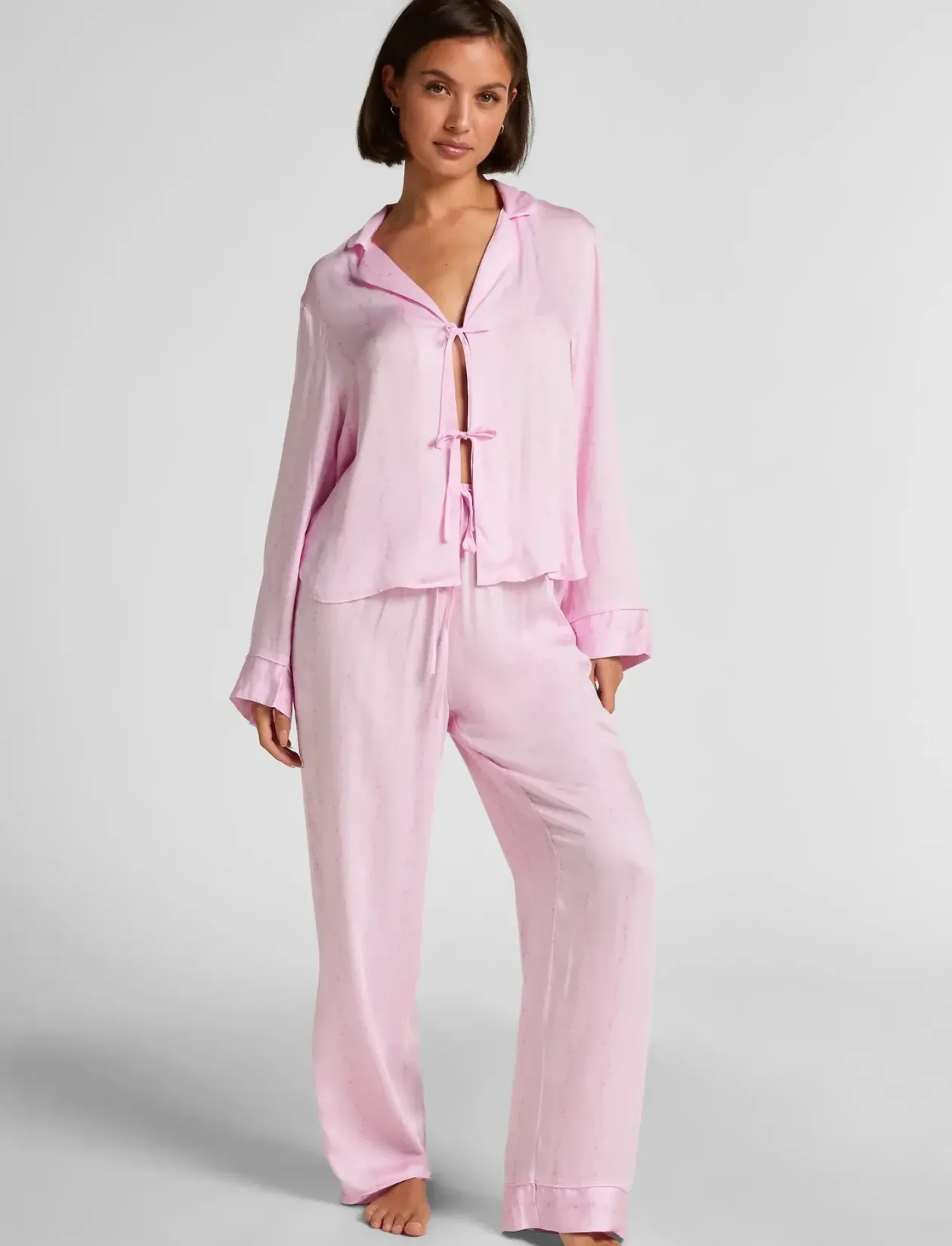Pj Ls Tie Woven Monchou - Pyjamas