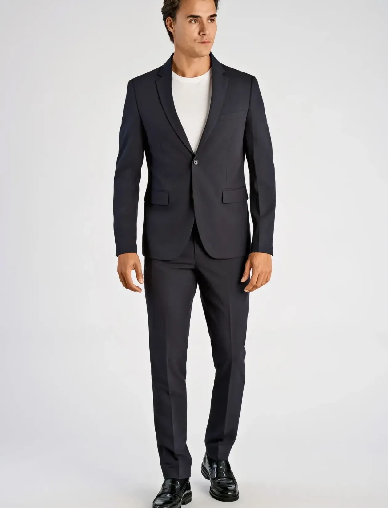 Plain mens suit - normal lenght - Jakkesæt