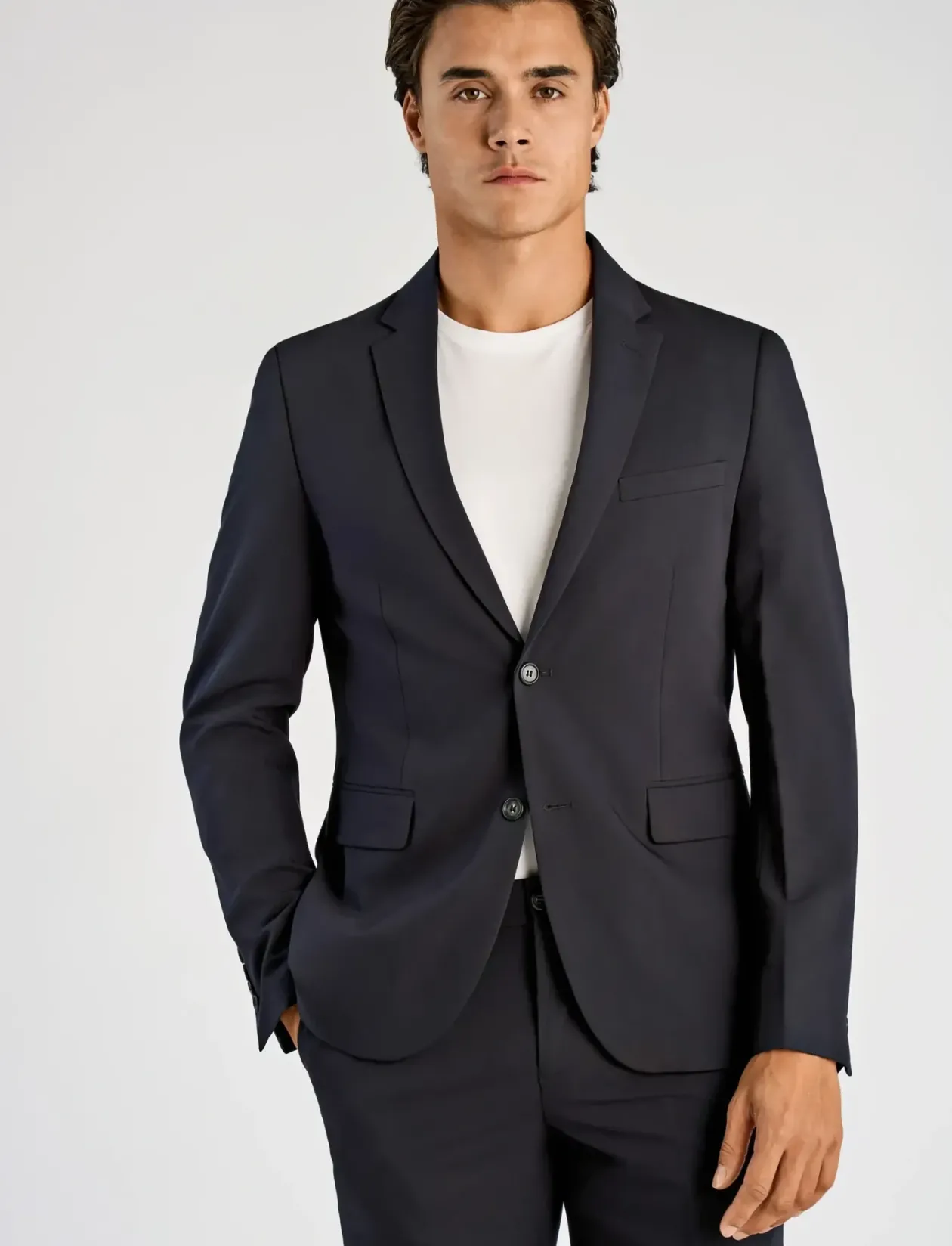 Plain mens suit - normal lenght - Jakkesæt