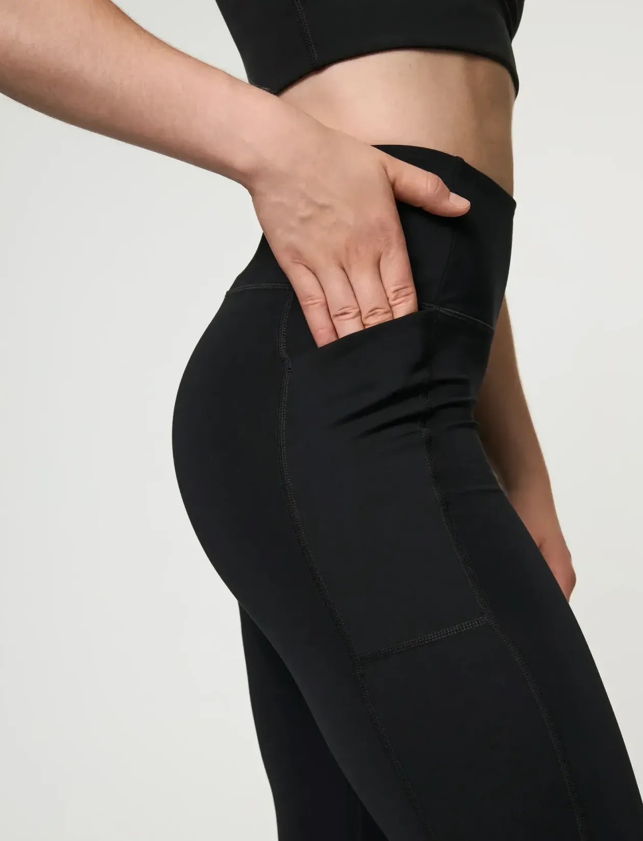 Pocket High-Rise Legging, Long - Træningstights