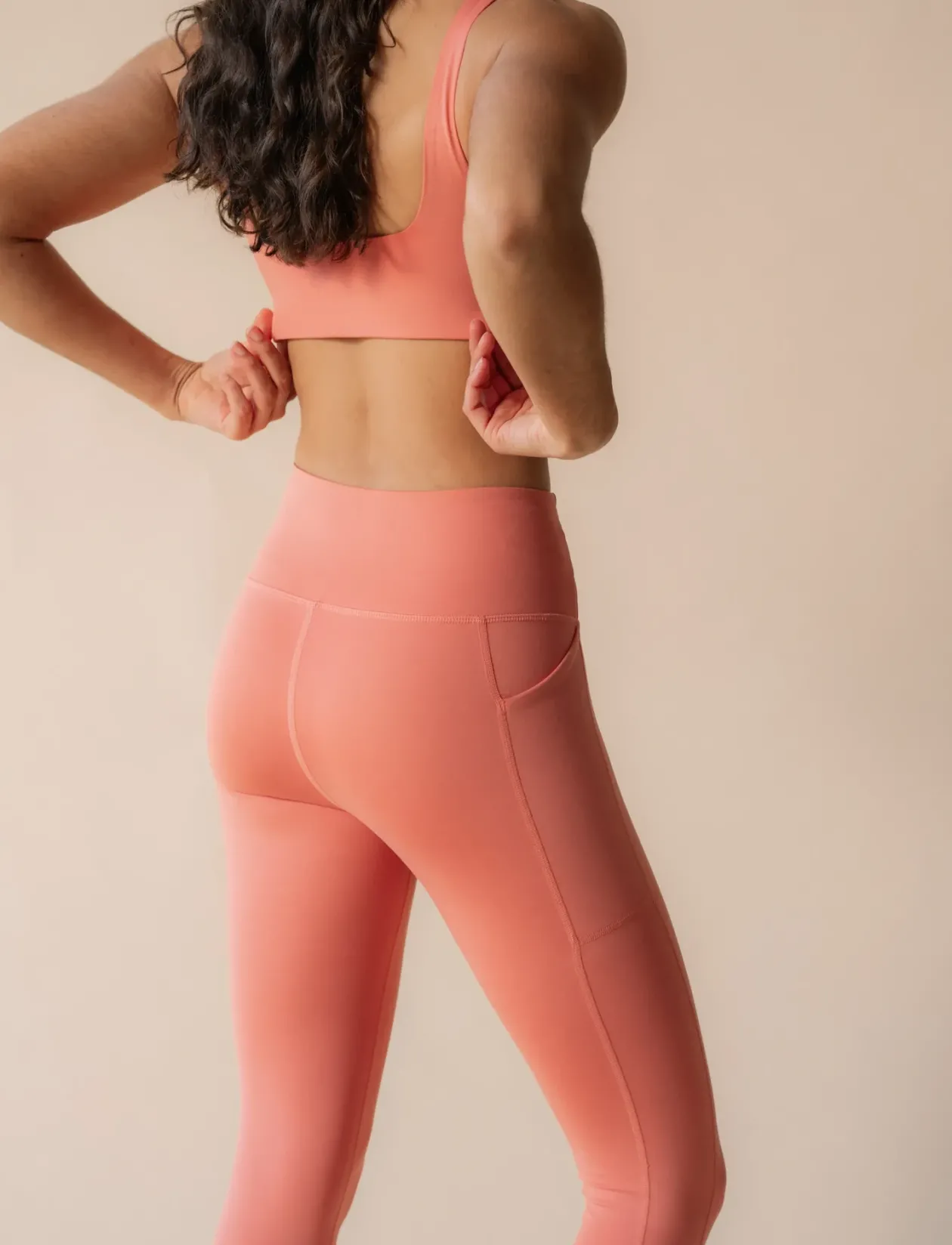Pocket High-Rise Legging, 7/8 - Træningstights