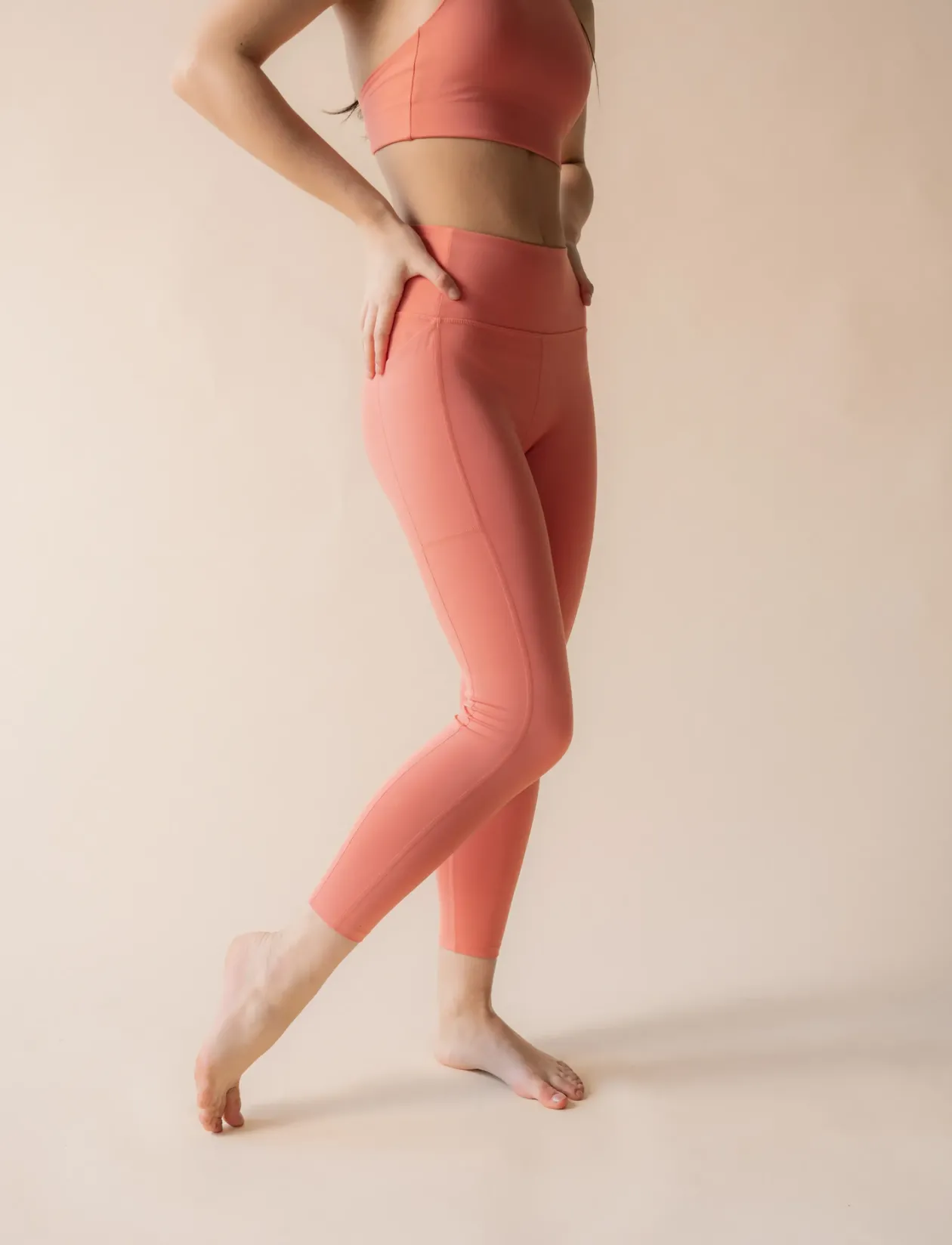 Pocket High-Rise Legging, 7/8 - Træningstights