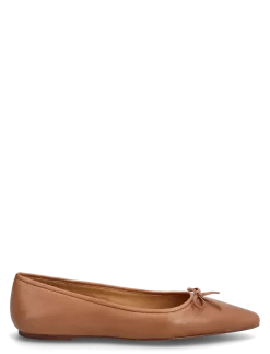 Pointed Leather Ballet Flat - Ballerinaer