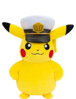 POKEMON PLUSH 20 CM CAPTAIN PIKACHU CDU - Tøjdyr