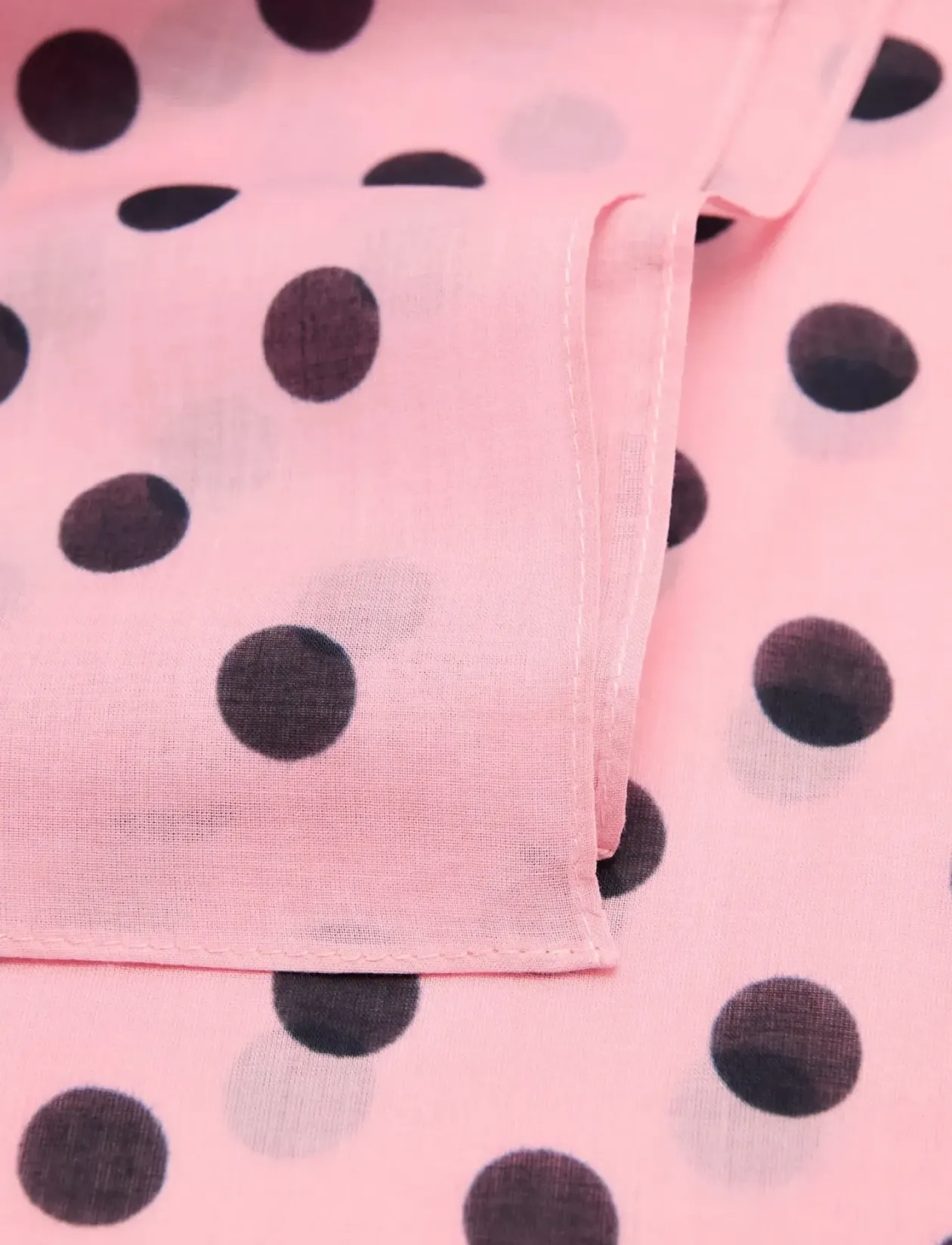 Polka dot print scarf - Tynde tørklæder