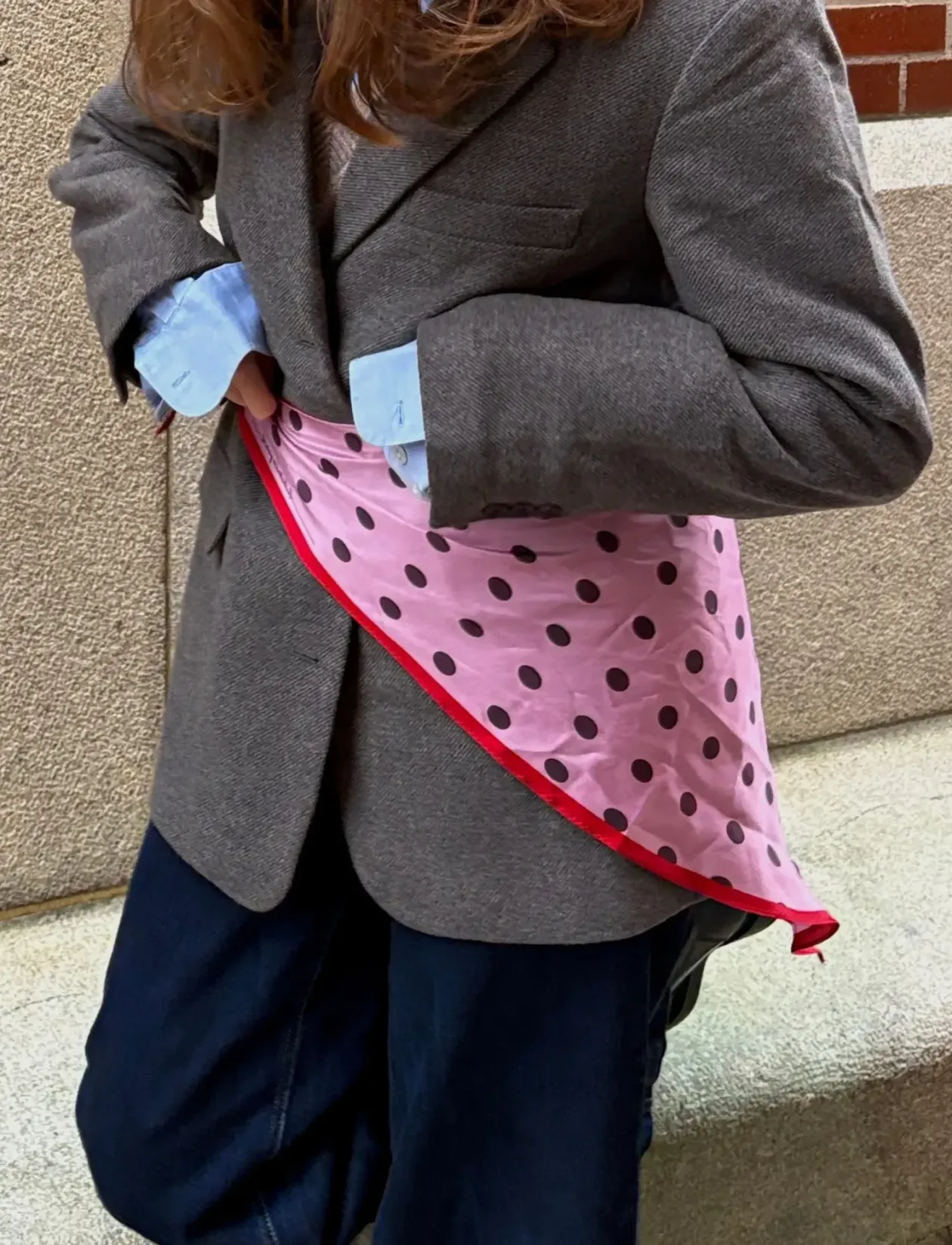 Polka Triangle Sia Scarf - Tynde tørklæder