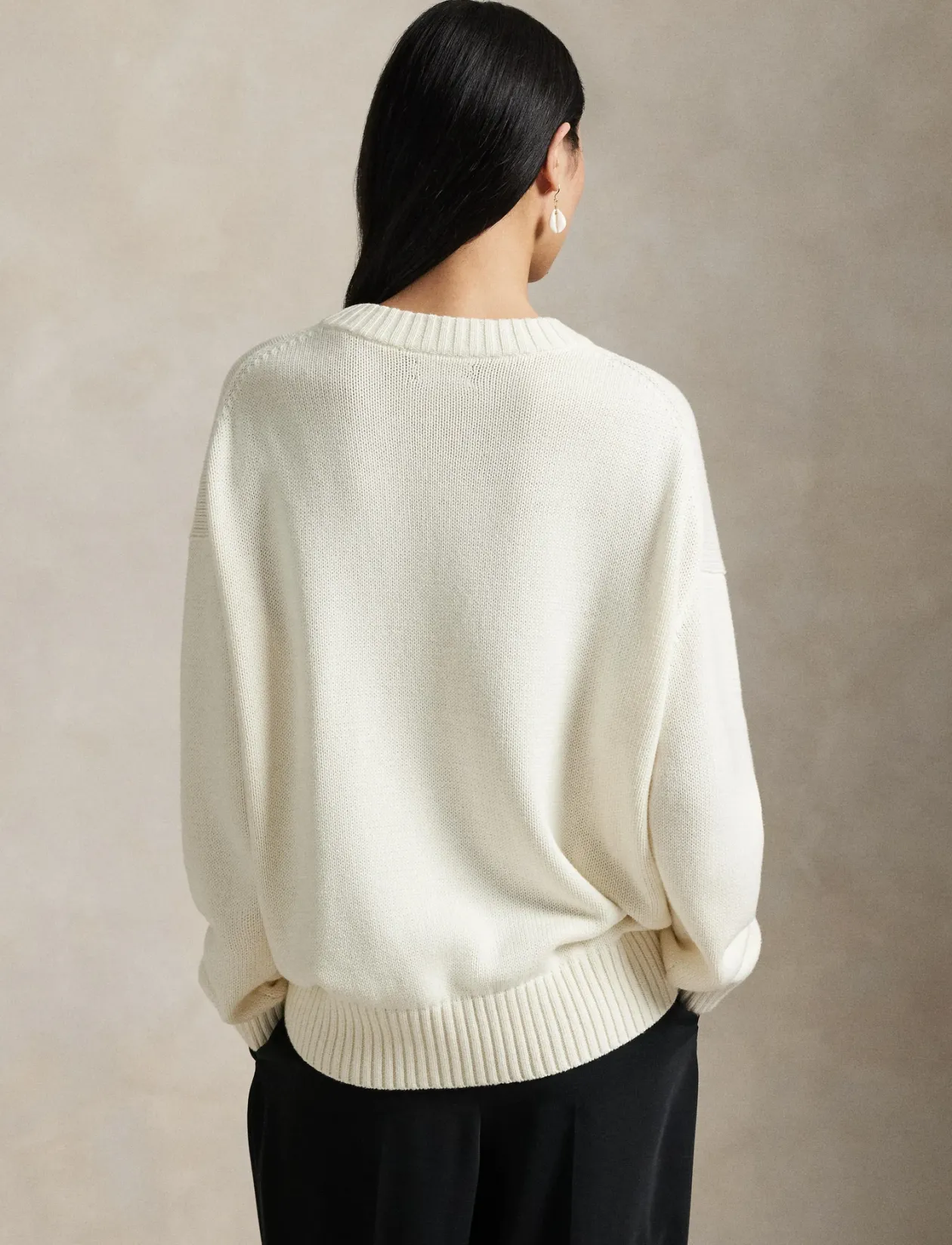 Polo Bear Cotton Crewneck Sweater - Strik