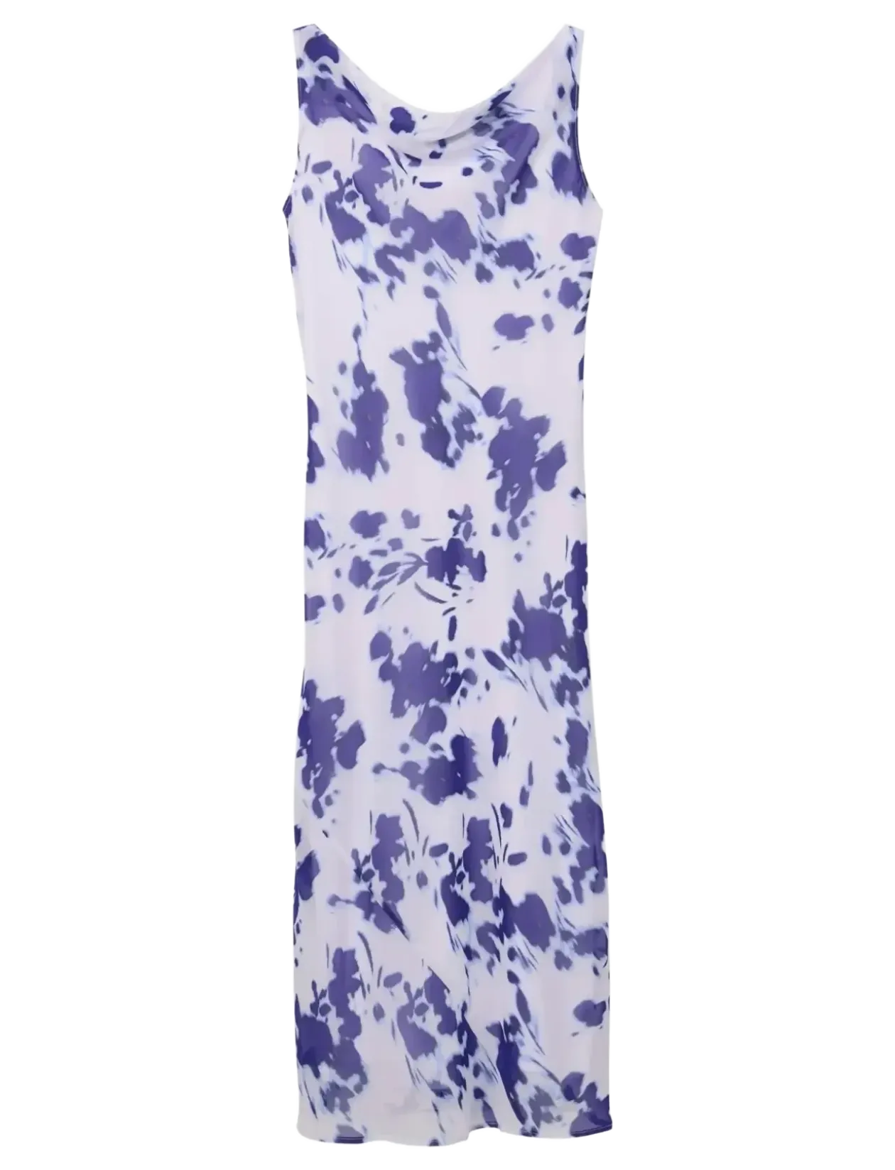 PRINTED CHIFFON SL COWL NECK MAX - Midi kjoler
