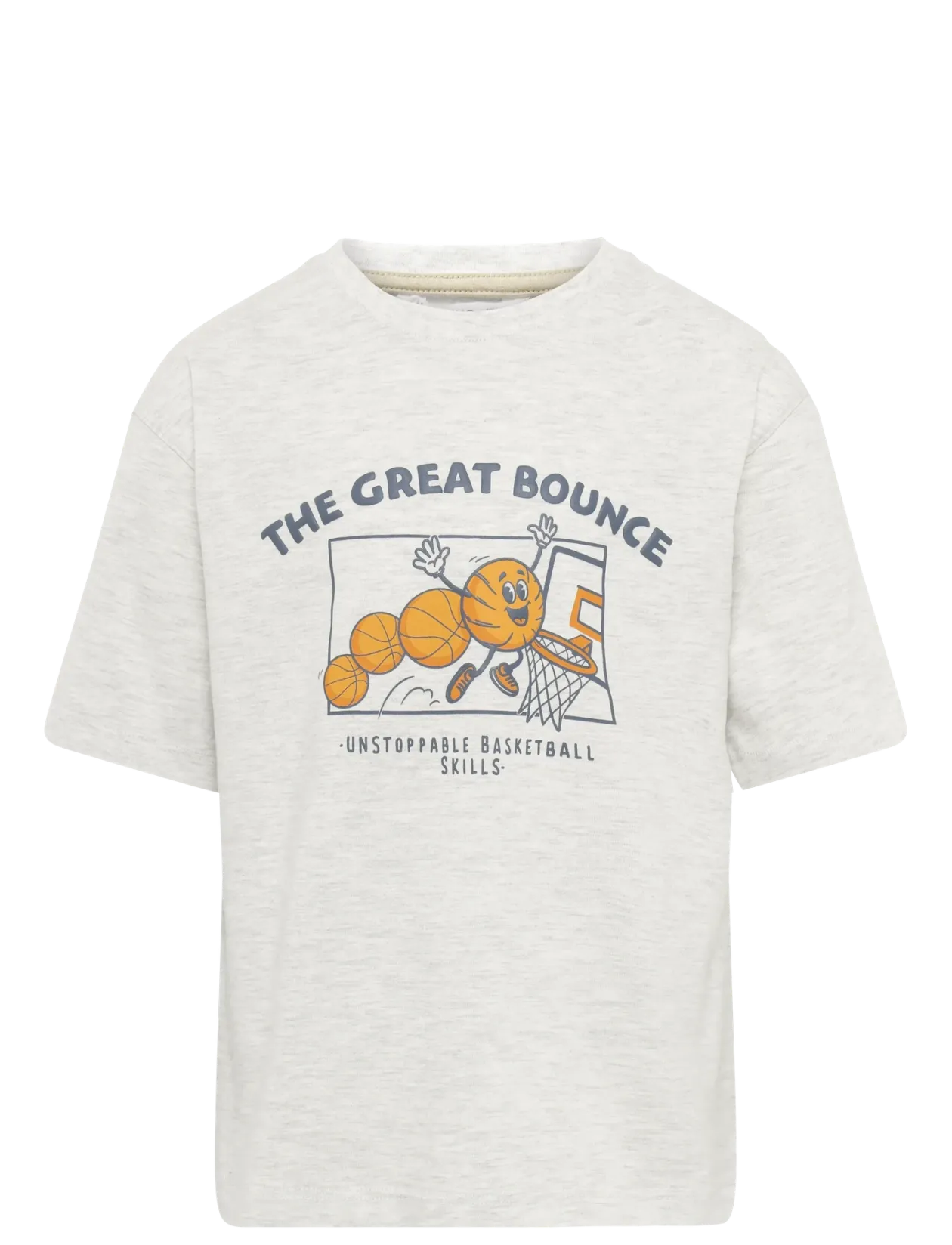 Printed cotton-blend t-shirt - Kortærmede