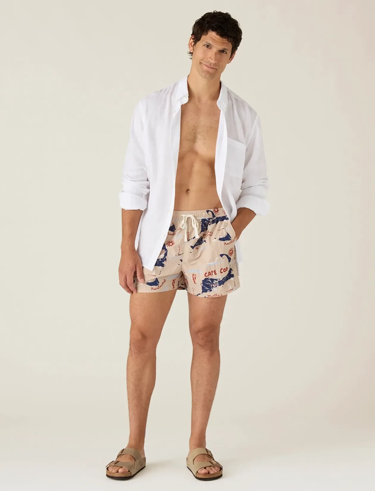 Printed Swim Trunks - Badebukser