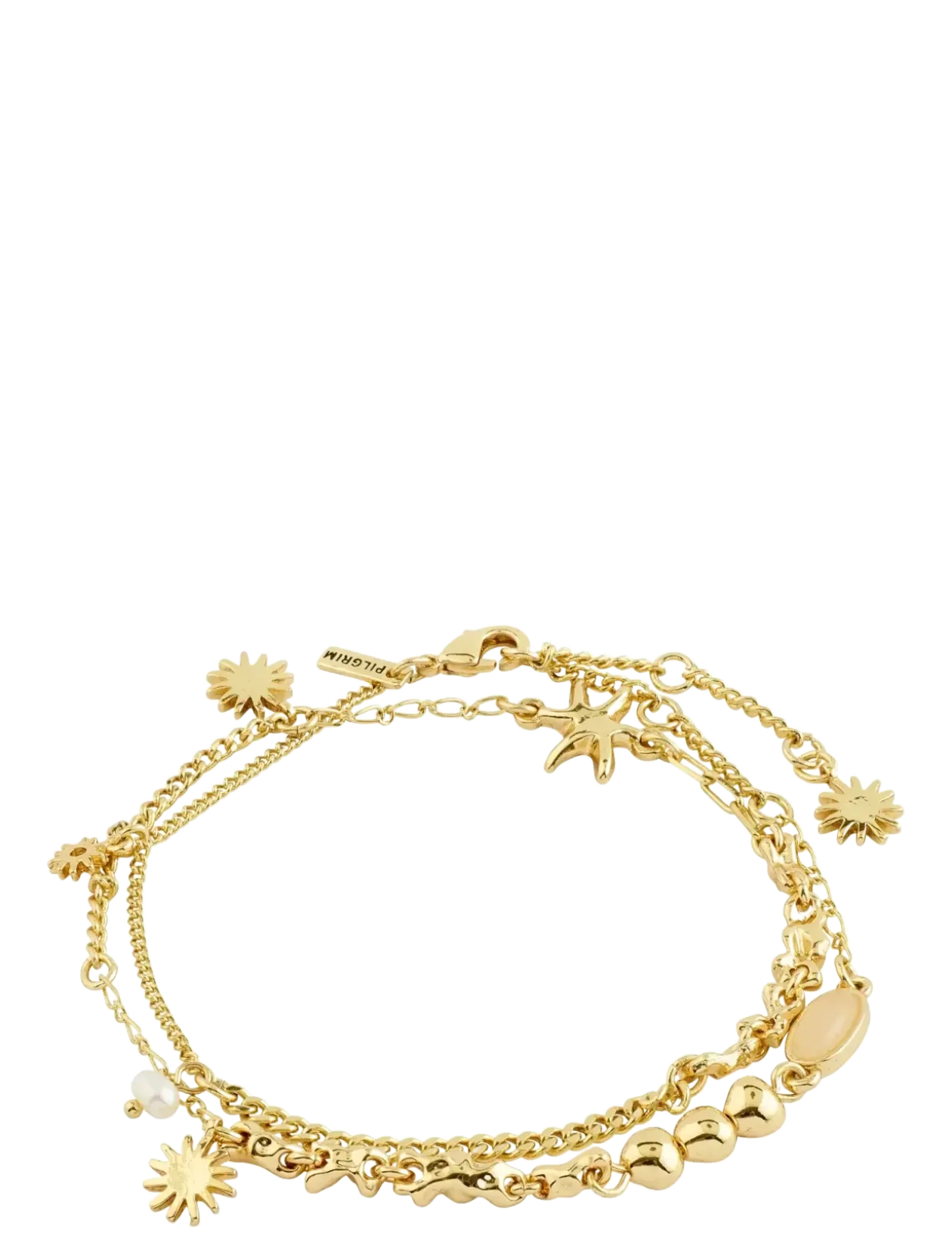 PRISM bracelet gold-plated - Kædearmbånd
