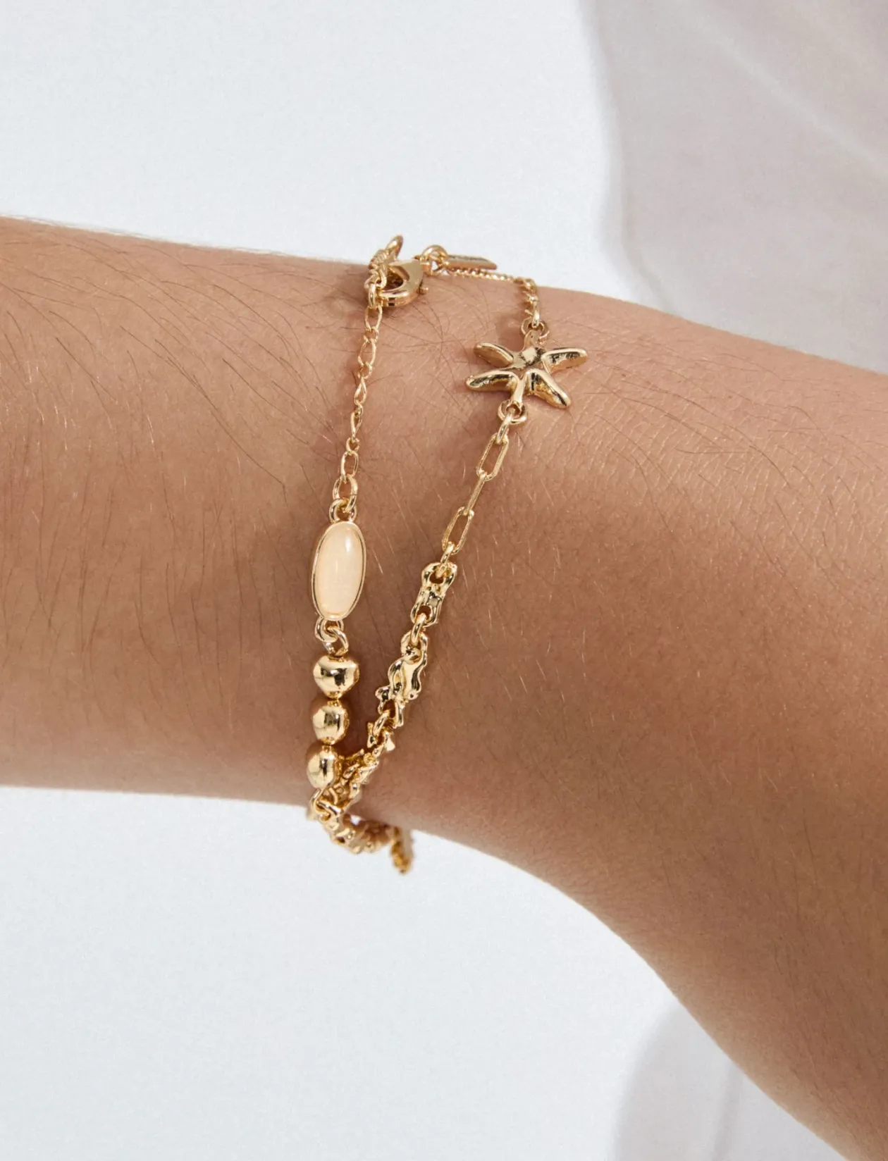 PRISM bracelet gold-plated - Kædearmbånd