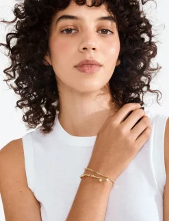 PRISM bracelet gold-plated - Kædearmbånd