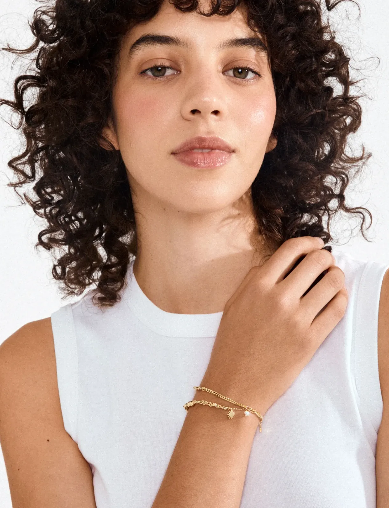 PRISM bracelet gold-plated - Kædearmbånd