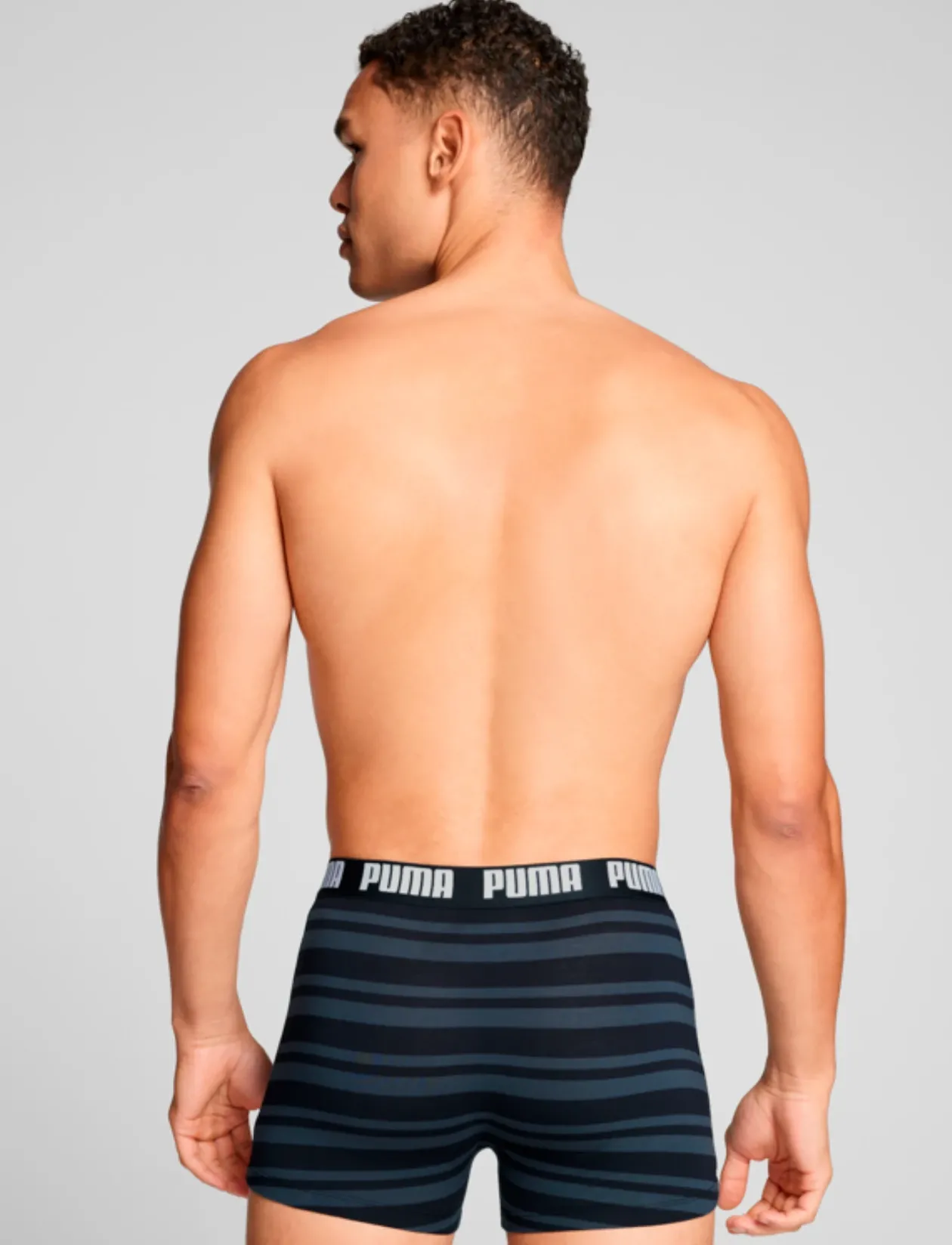 PUMA MEN EVERYDAY STRIPED BOXERS 2P - Boxershorts
